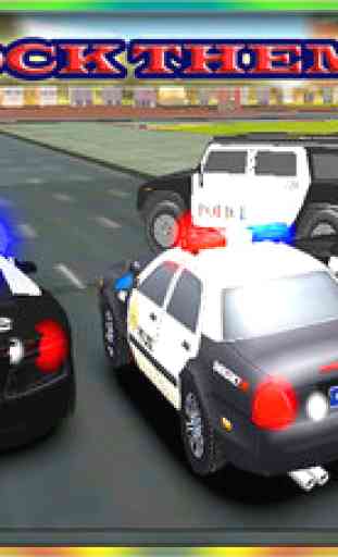 Chase Police Crime Car 2016 - Reckless Mafia Pursuit sur asphalte Racing avec le Real Police d'action conduite avec lumières et sirènes 3