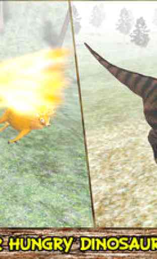Dinosaure réel simulateur d'attaque 3D - détruire la ville avec mortelle t rex dans ce jeu extrême 1