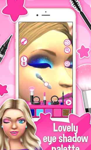 Jeux de maquillage 3D de salon de beauté pour princesse: Beaux modèle de mode 2