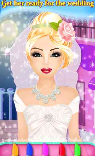 Jeux Makeover et Dress-Up pour Filles - Princesse Salon de mariage 4