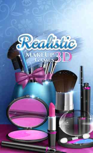 Jeux réaliste de maquillage 3D: Salon de coiffure et relooking virtuel pour fille de star 1