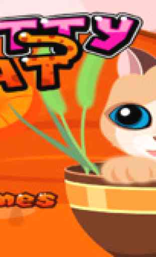 Le Chaton Mignon - Soignier chat virtuel mignon et adorable dans les jeux de chats 1