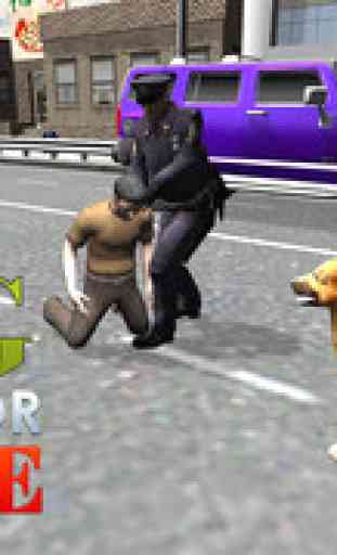 Police Dog Chase Crime ville - cop de véritable crime city chase simulateur 3D 3