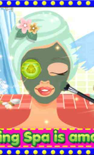 Princess Summer Party Salon:Girls makeup,makeover,spa and dressup games 4