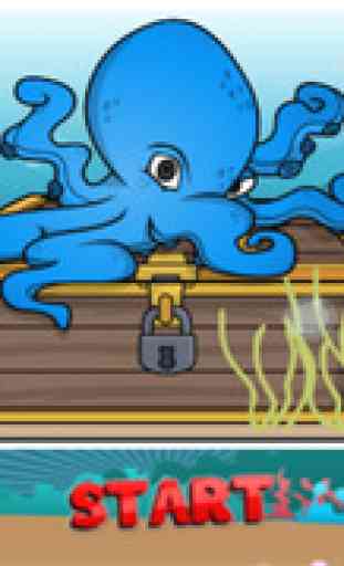 Protéger Octopus trésor: Deep Ocean eau de mer Hunt For Pirate or 4