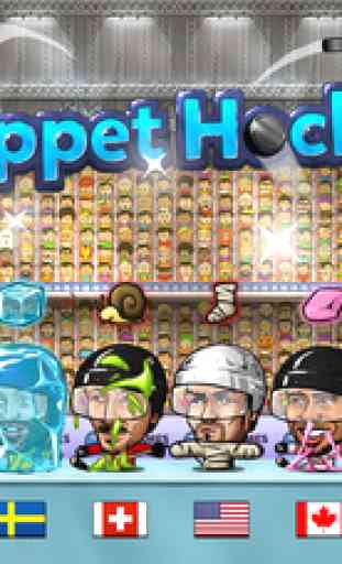Puppet Hockey sur glace: Championnat de la grosse tête pas de pieds Marionette étoiles Slapshot 2016 3