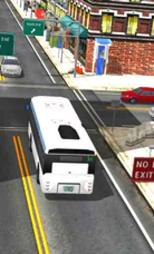 Real Modern city Bus driving simulator 3d 2016 : transport passengers through real city traffic 2