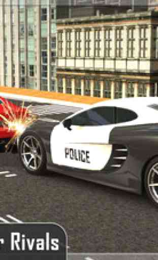 la police poursuite en voiture Smash 2016 1