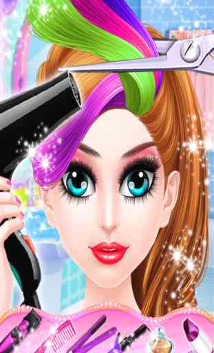 Princess Fashion Hair Salon - Teen Girls Makeup 4