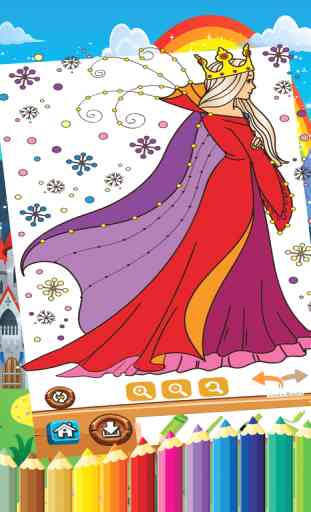 Princesse Coloring Book Dessinez Peinture pour Enf 3