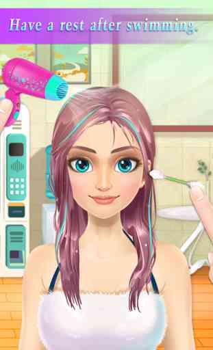Princesse Piscine & Spa - Filles beauté jeu gratuit 4