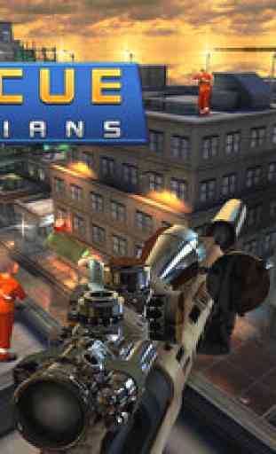 Rescue Police Sniper 3D - réel Crime City Sniper Assassin jeu 1