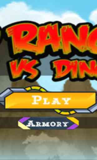 Rouge Rangers Robot VS Dinosaurs combat, le jeu gratuit 3