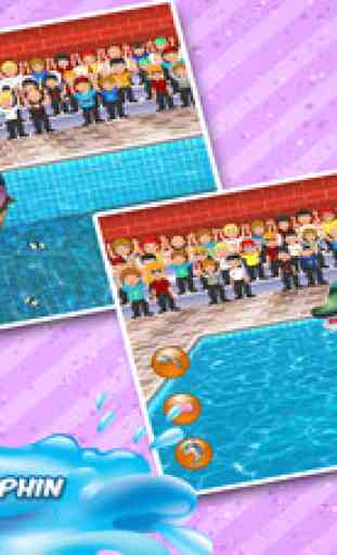 Spectacle de dauphins Party de piscine nettoyage 1