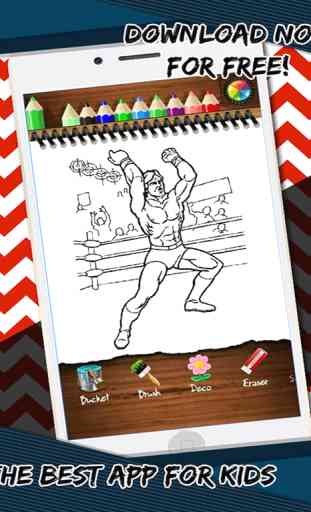 Wrestling Revolution Fun Coloring Book jeu gratuit 2