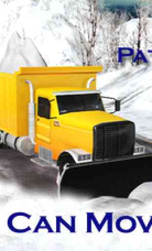 chasse-neige chauffeur de camion 3D Simulator - lecteur souffleuse pour effacer jusqu'à la glace et creuser la neige avec pelle 3