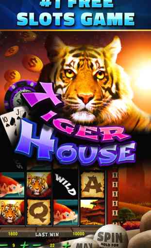 Machine à Sous - Tiger House Casino! FREE Vegas Slots of the Grand Jackpot Palace! 1