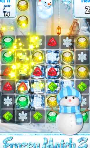 Snowman Games and Christmas Puzzle - Match snow and frozen jewel in this holiday countdown 1