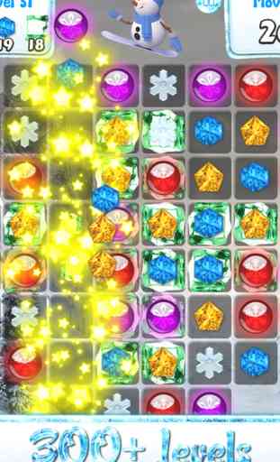 Snowman Games and Christmas Puzzle - Match snow and frozen jewel in this holiday countdown 4