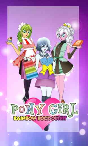 Poney de Monster High School Rainbow Rock Girl MLP 1