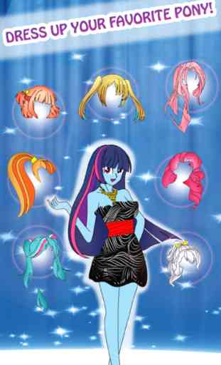 Poney de Monster High School Rainbow Rock Girl MLP 2