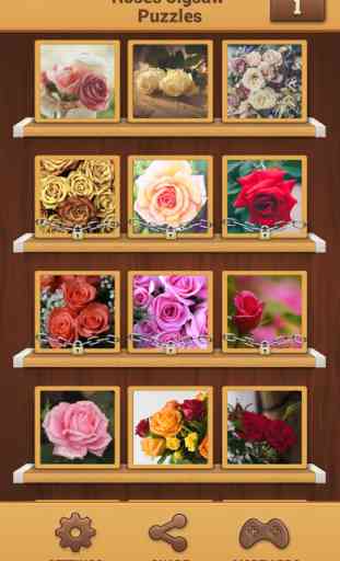 Roses Puzzles Gratuit - Jeux de Puzzle Réels 1