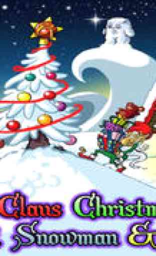 Santa Claus Christmas Dash: Com Elf, bonhomme de neige & Renne 1
