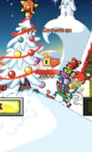 Santa Claus Christmas Dash: Com Elf, bonhomme de neige & Renne 3