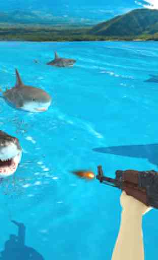 shark hunting scuba deep diving shoot hungry fish 4