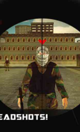 Sniper cible moderne Soldat 3D 1
