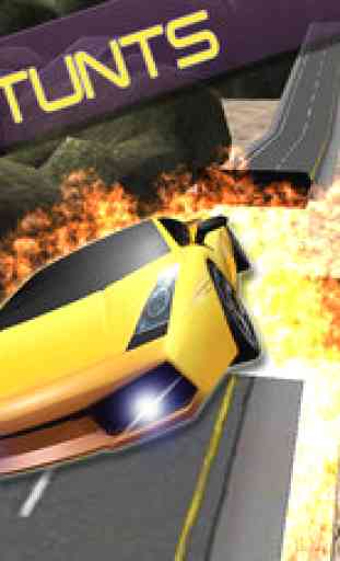 cascadeur simulateur de conduite automobile 3d - cascades dangereuses à haute vitesse et furieux jeu de course pour les adolescents et les enfants 1