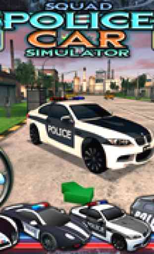 Squad simulateur de voiture de police 3D - jeux de parking gratuites 1