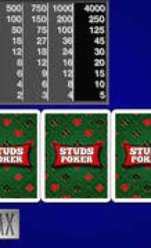 Studs Poker Casino - Gratuit Vidéo Poker, Jacks or Better, jeux de cartes de Style Las Vegas 4