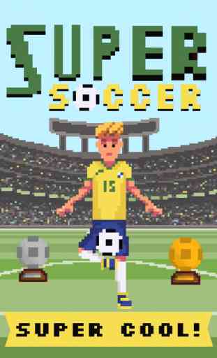 Super Soccer - Championnat du Monde 8 bits de Jonglerie du ballon de foot Jeu de sport 1