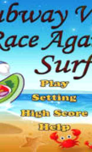 Guerriers de métro course contre la Surfers jeu gratuit 1
