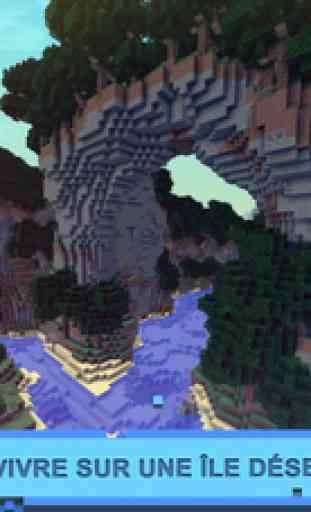 l'île de survie Craft: Cube Naufrage Paradis 3D 1