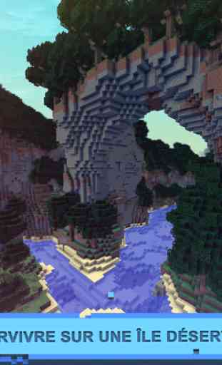 l'île de survie Craft: Cube Naufrage Paradis 3D 4