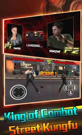 Rue de boxe Kung Fu 3D - Lutte Mortal Wrestle 2