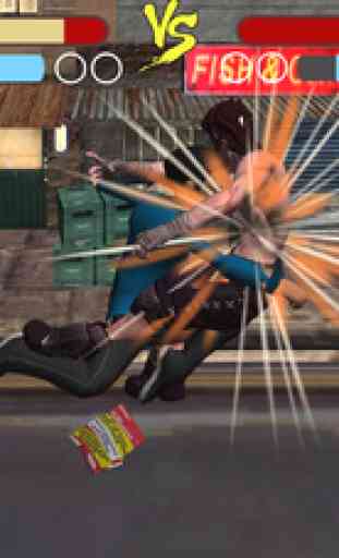 Rue de boxe Kung Fu 3D - Lutte Mortal Wrestle 3