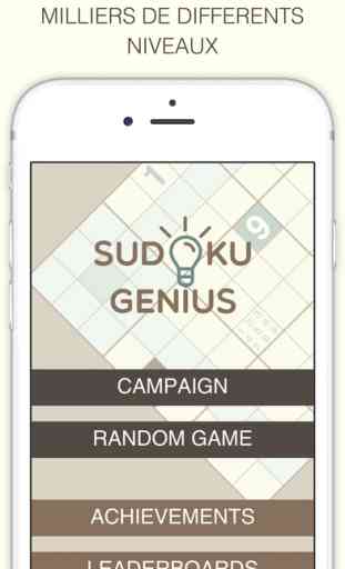 Sudoku Génie - Le Meilleur Jeu Puzzle En Ligne Gratuit 2