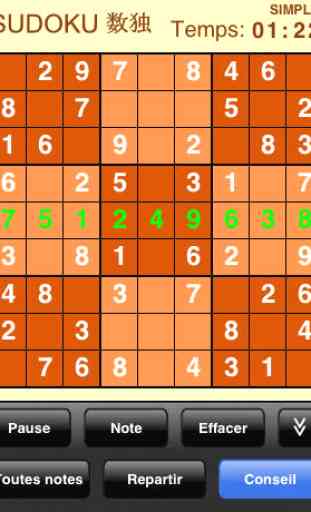 Sudoku (Gratuit) 4
