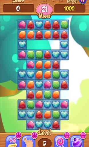 Sweet Candy Fruit Jelly Blast : Match 3 Free Game 2