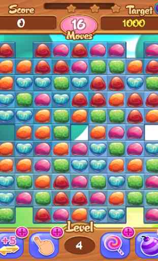 Sweet Candy Fruit Jelly Blast : Match 3 Free Game 4