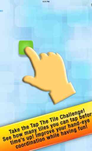 Tapez la Tuile Défi Gratuit (Tap The Tile Challenge Free) - Doigt Rapide Toucher Jeu de Réflexe Visuel 4