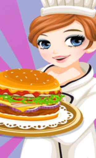 Tessa’s Hamburger - apprendre à faire vos recette dans ce jeu de cuisine pour les enfants 3