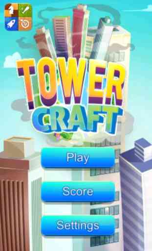Tower Craft Free - Le meilleur tour de Fun construire des jeux pour garçons, filles et enfants - un endroit frais Funny Games 3D gratuits - Sky physique du bâtiment de construction, d'empilement App 1