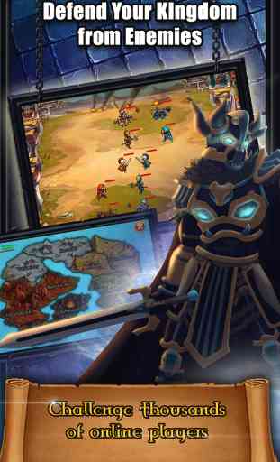 Trônes de guerre RPG - Âge de Fire & fer - Construire un mystérieux Royaume de héros & Summoners - jeux MMO 3