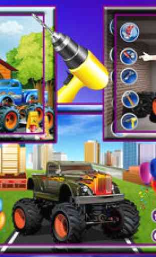 Truck Repair Shop - Mechanic garage de voitures et jeu de relooking pour les enfants 1