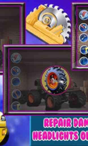 Truck Repair Shop - Mechanic garage de voitures et jeu de relooking pour les enfants 3