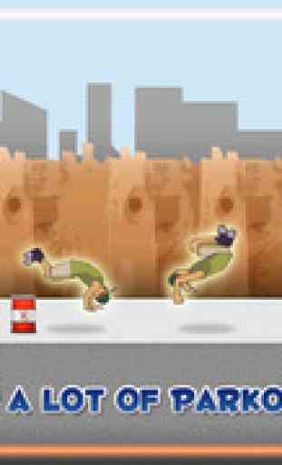 Urban Stylish Runner Free - Un cascade de bord aventure course évasion Lite arcade Game - Best Fun Addicting course sans fin Application pour les enfants et les adolescents - Refroidir Jeux sautant 3D drôle - Addictive multijoueurs applications 3